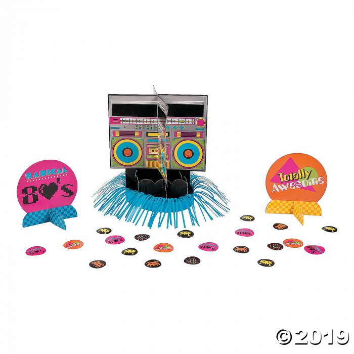 80s Party Table Decorating Kit (1 Set(s))