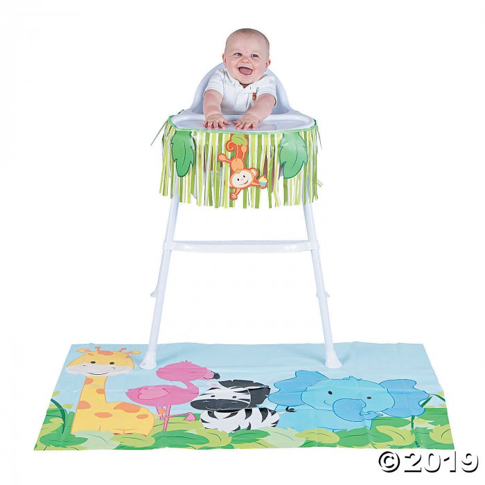 Zoo High Chair Decorating Kit (1 Set(s))