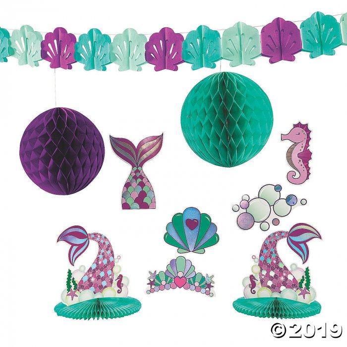 Mermaid Sparkle Decoration Kit (1 Set(s))
