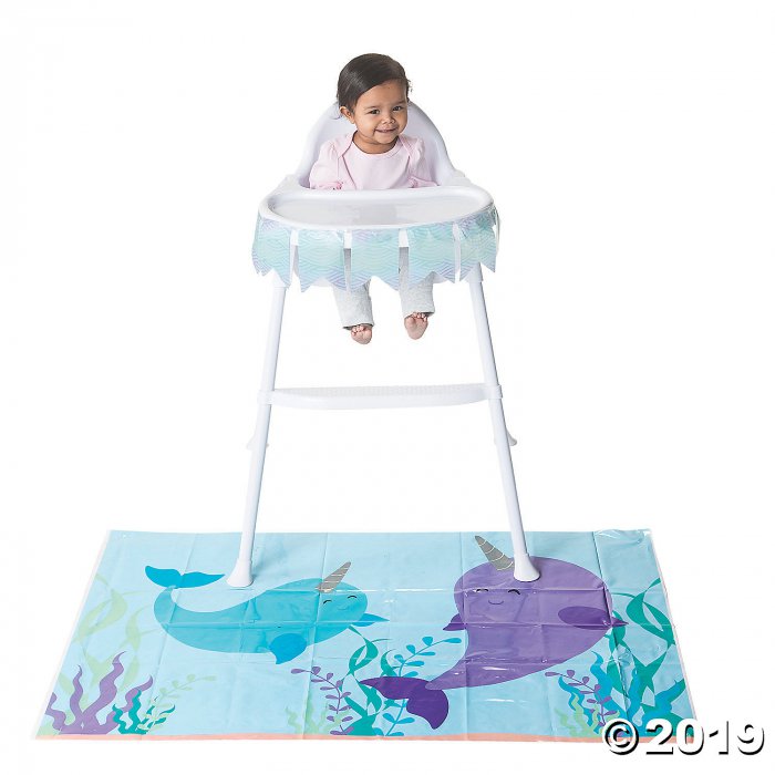 Narwhal Party High Chair Decorating Kit (1 Set(s))