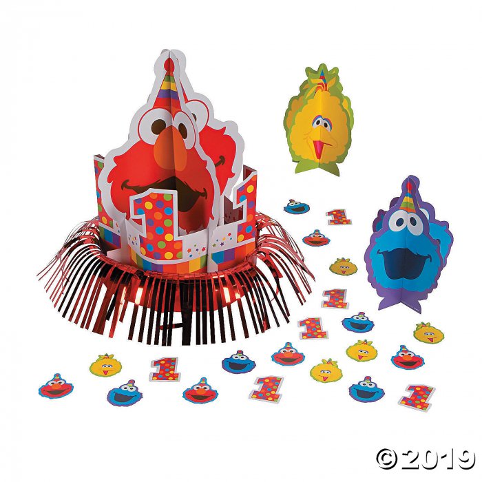 Sesame Street® Elmo Turns One Table Decorating Kit (1 Set(s))