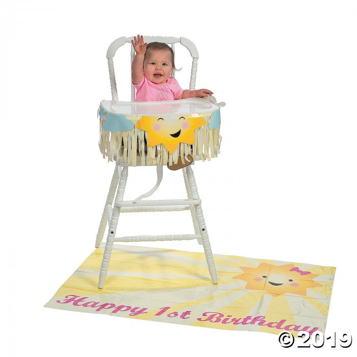 You Are My Sunshine 1st Birthday High Chair Decorating Kit (1 Set(s))