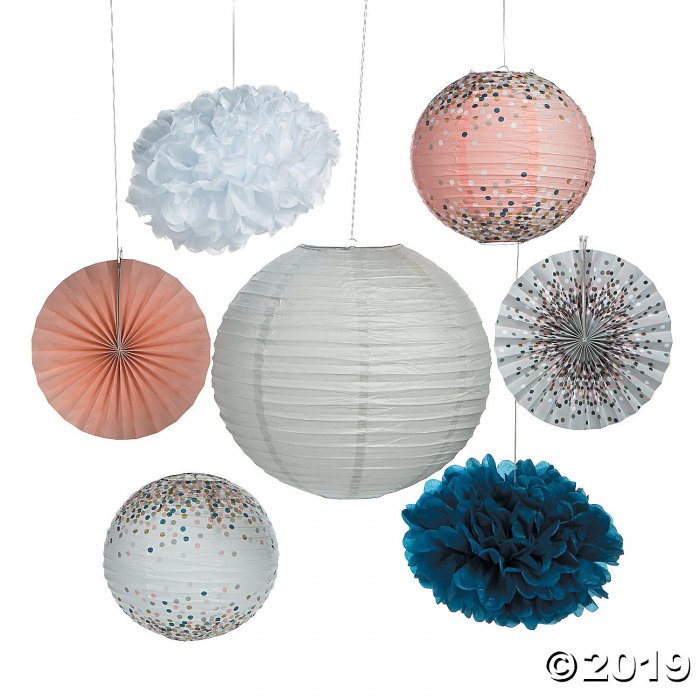 Confetti Design Hanging Decoration Kit (1 Set(s))
