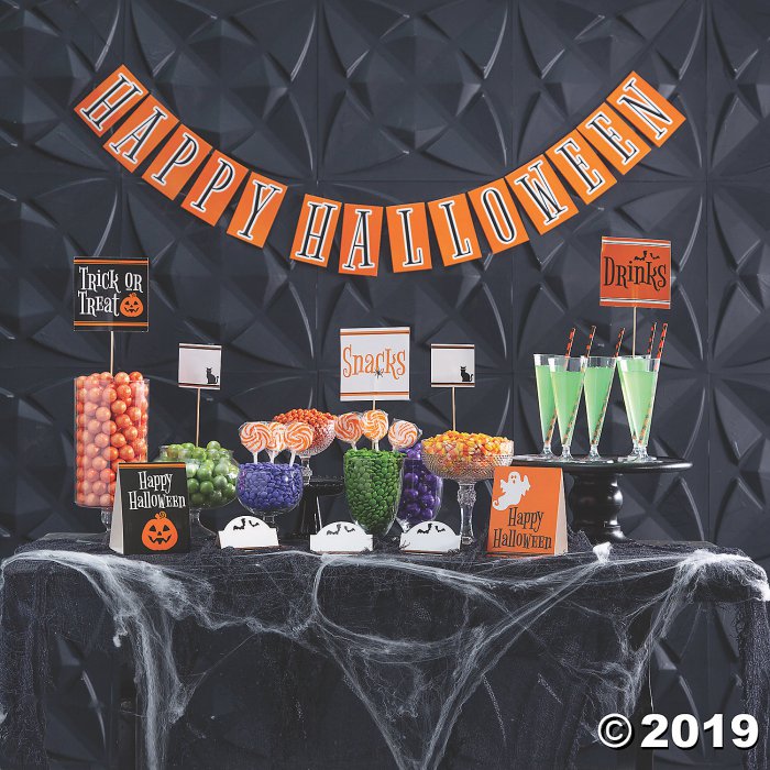 Buffet Table Halloween Decoration Kit (1 Set(s))