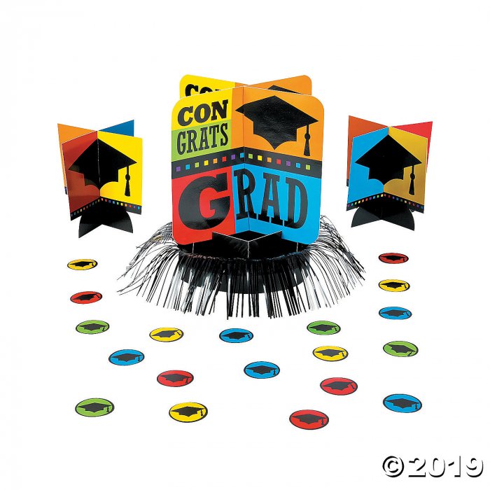 Congrats Grad Graduation Party Table Décor Kit (1 Set(s))