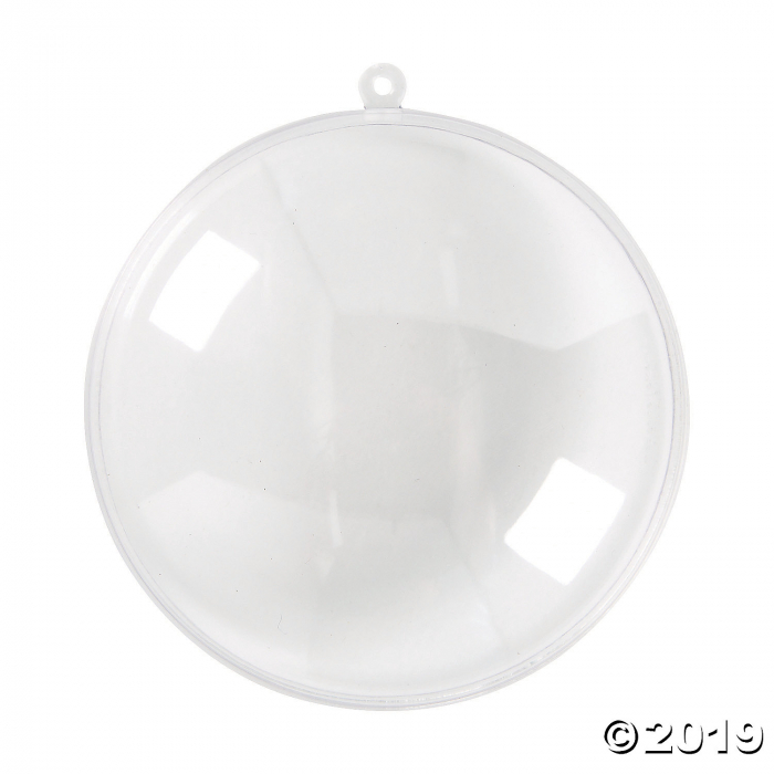 Large DIY Clear Disc Ornaments (24 Piece(s))
