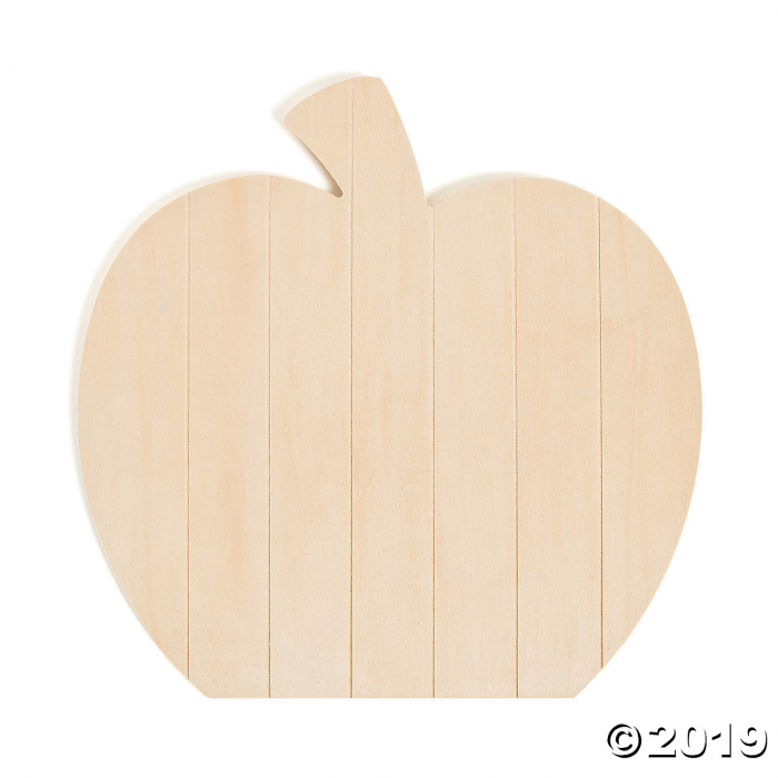 DIY Unfinished Wood Slat Pumpkin (1 Piece(s))