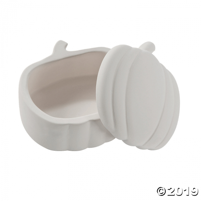 DIY Ceramic Pumpkin Trinket Boxes (Per Dozen)