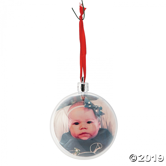 DIY Large Clear Photo Ornaments (Per Dozen)