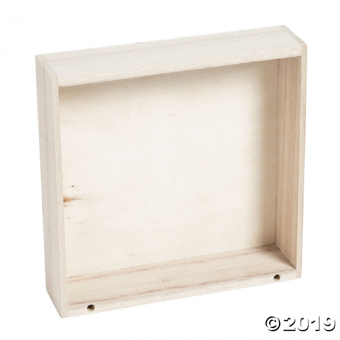 DIY Unfinished Wood Box Frames (Per Dozen)