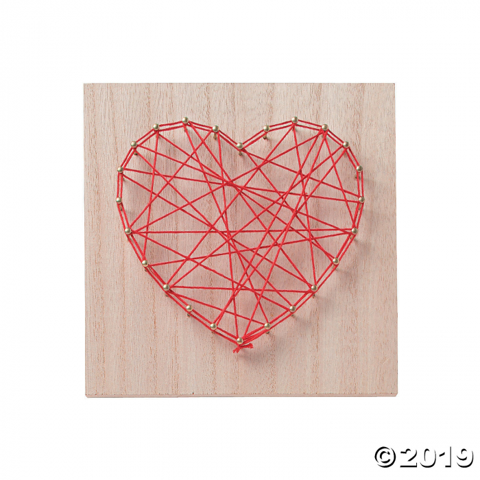 Heart String Art Craft (1 Piece(s))