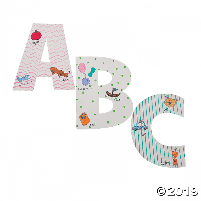 DIY Jumbo Alphabet Letters (26 Piece(s))