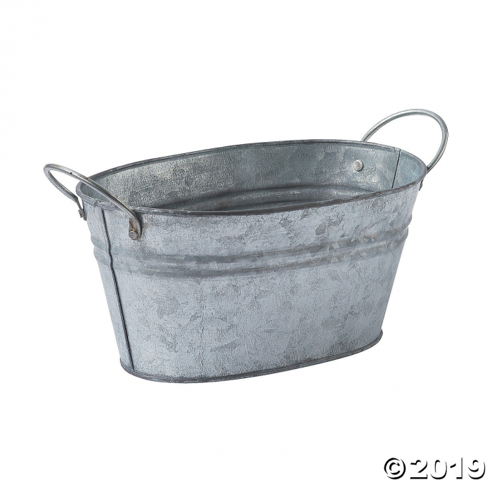 Oval Galvanized Bucket (1 Piece(s))