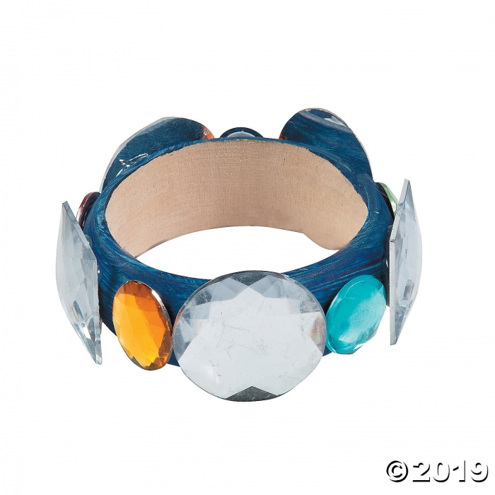 DIY Unfinished Wood Bangle Bracelets (Per Dozen)