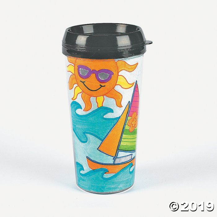 DIY Travel Mugs - 6 pcs. (Makes 6)