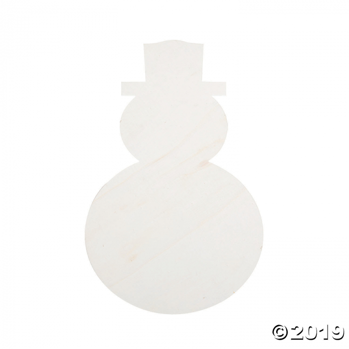 DIY Unfinished Wood Snowman Sign (1 Piece(s))