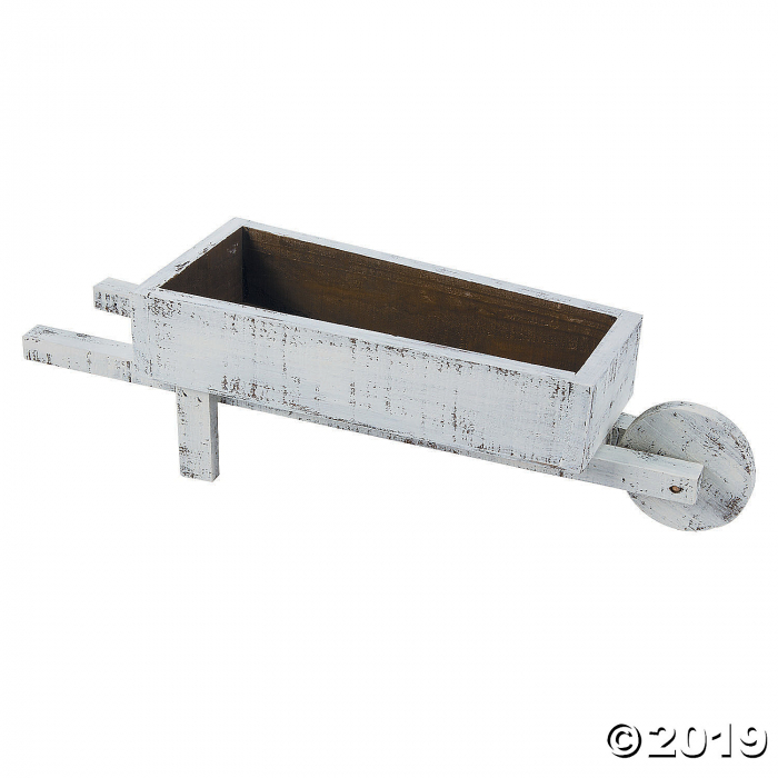 Vintage Whitewash Wheelbarrow (1 Piece(s))