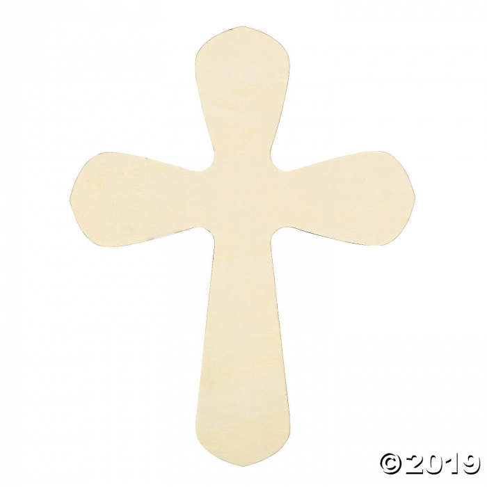 DIY Unfinished Wood Wall Cross (1 Piece(s))