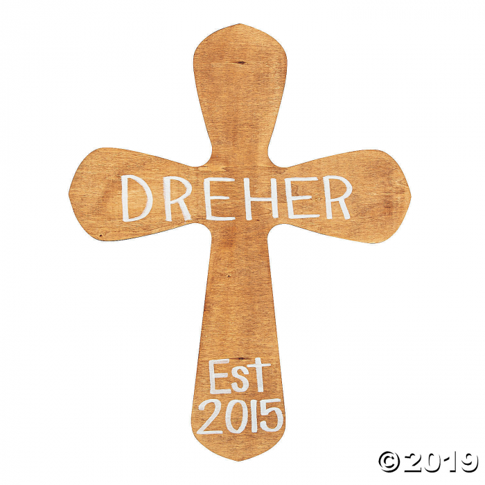 DIY Unfinished Wood Wall Cross (1 Piece(s))