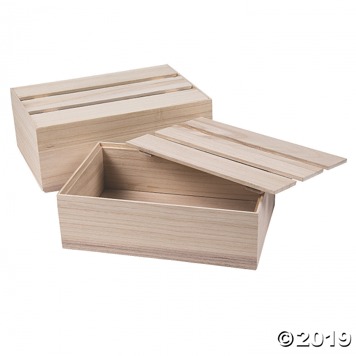 DIY Unfinished Wood Crates (1 Set(s))