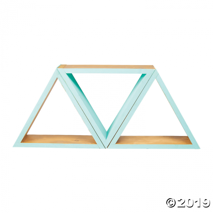 DIY Unfinished Wood Triangle Shelf (1 Piece(s))