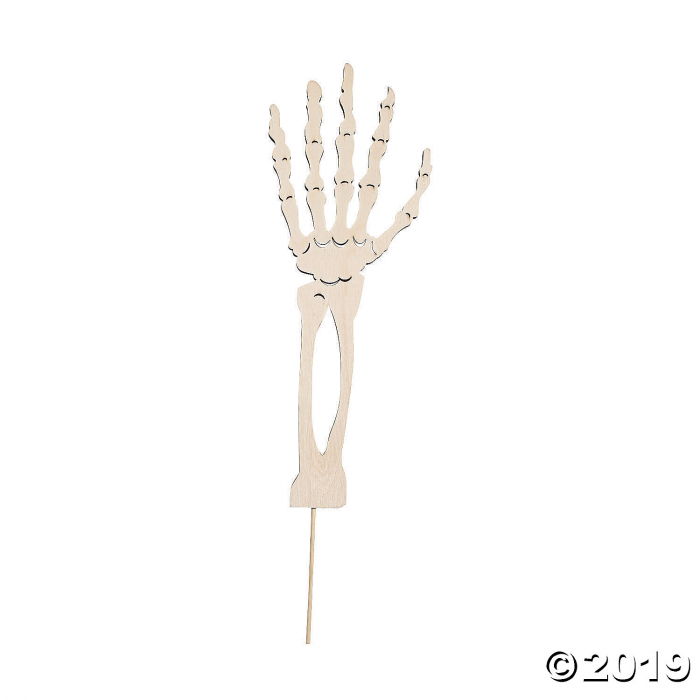 DIY Unfinished Wood Skeleton Hand Picks (6 Piece(s))