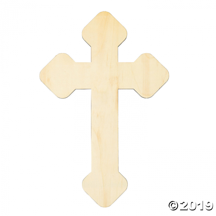 DIY Unfinished Wood Decorative Wood Wall Cross (1 Piece(s))