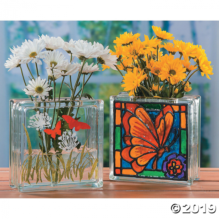 Glass Block W/Cord Opening -8"X8 (4 Piece(s))