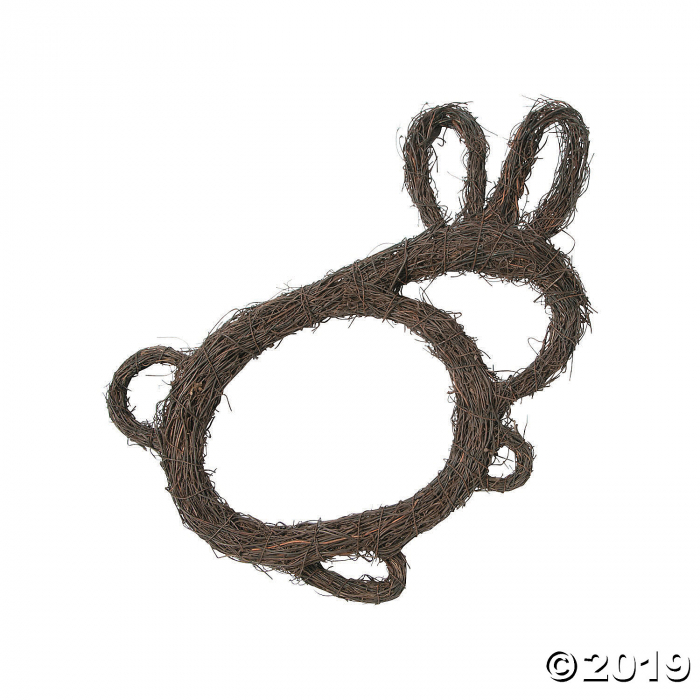 DIY Grapevine Rabbit Wreath (1 Piece(s))