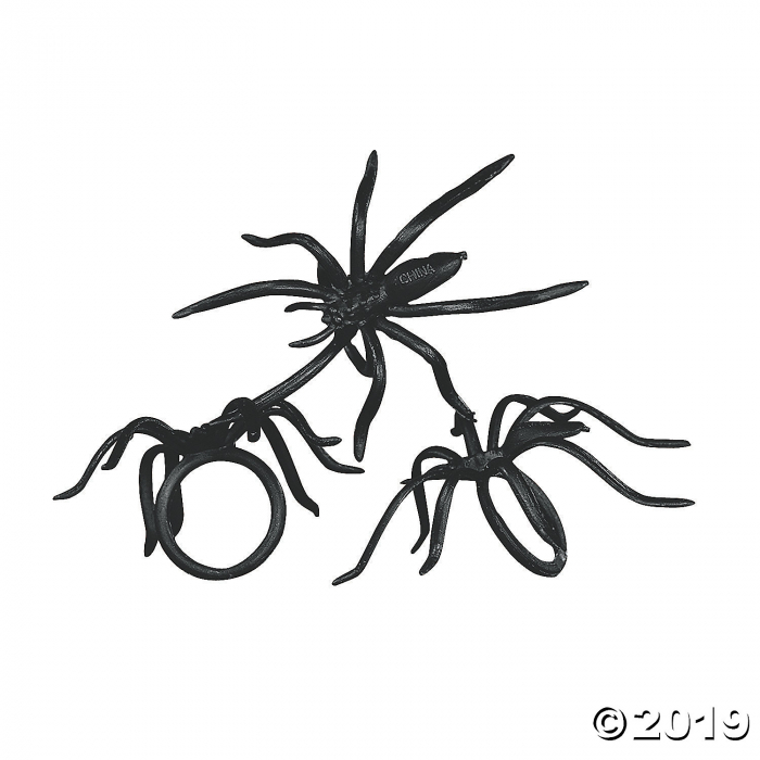 Scary Spiders Halloween Decorations (144 Piece(s))