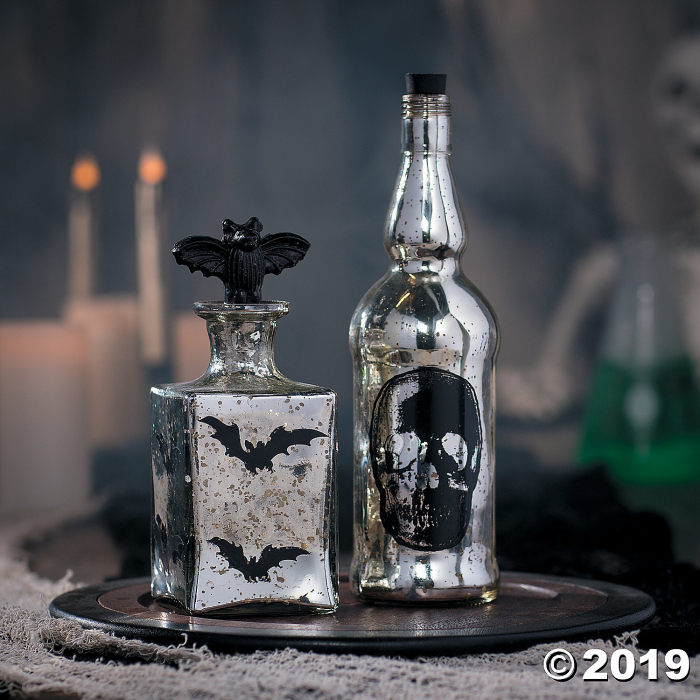Vintage Mercury Potion Bottles Halloween Decoration (1 Set(s))