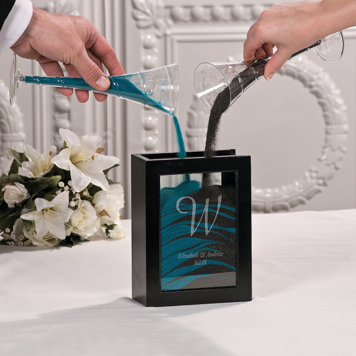Personalized Unity Sand Ceremony Shadow Box (1 Piece(s))
