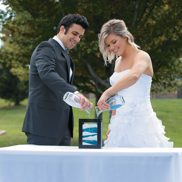 Personalized Unity Sand Ceremony Shadow Box (1 Piece(s))