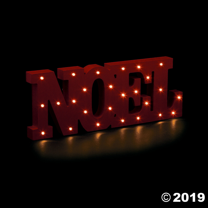 Light-Up Noel Tabletop Décor (1 Piece(s))