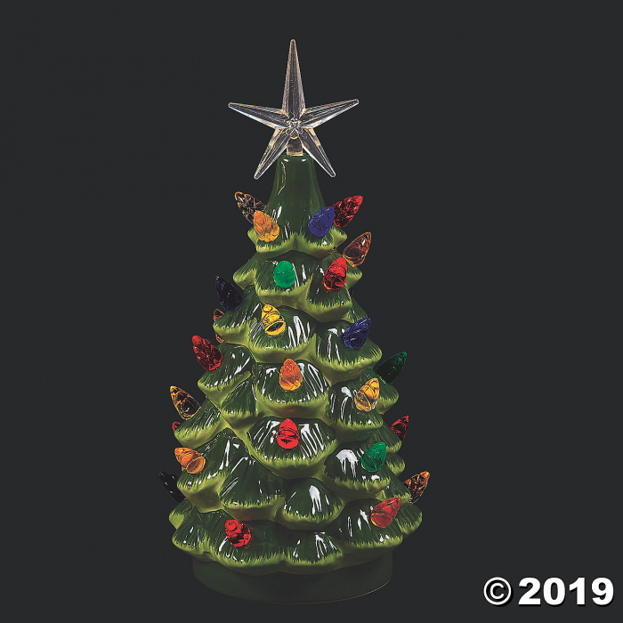 Vintage Lighted Ceramic Christmas Tree (1 Piece(s))