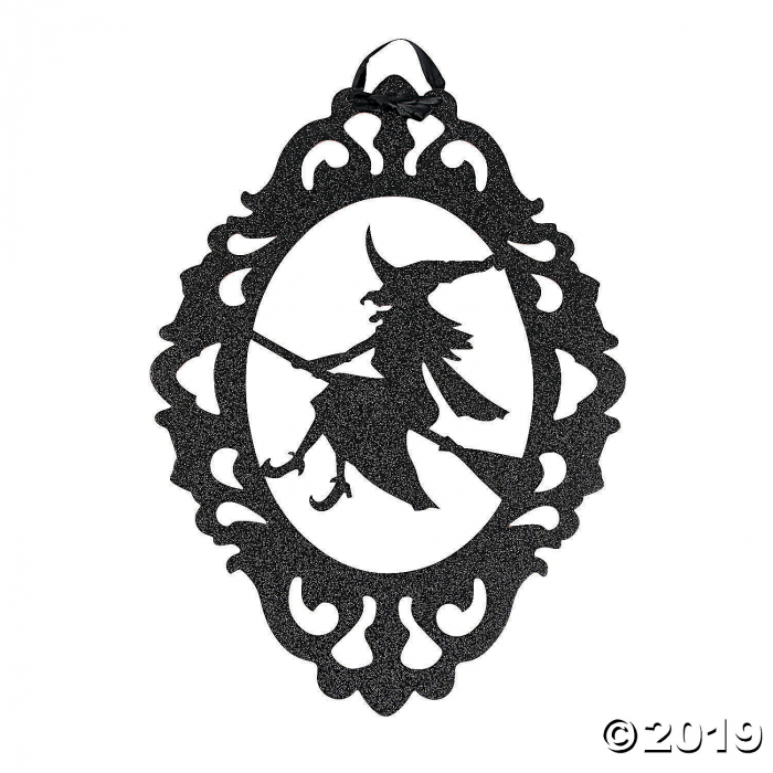 Glitter Silhouette Sign Halloween Decoration (1 Piece(s))