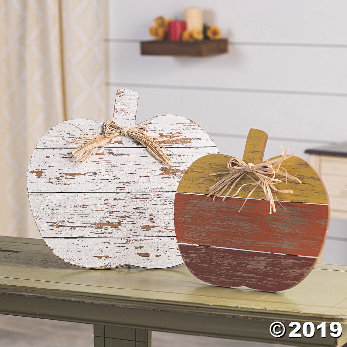 Farmhouse Fall Pumpkin Signs Halloween Decorations (1 Set(s))