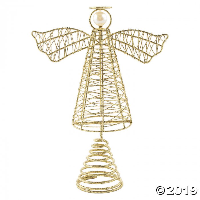 Gold Angel Christmas Tree Topper (1 Piece(s))