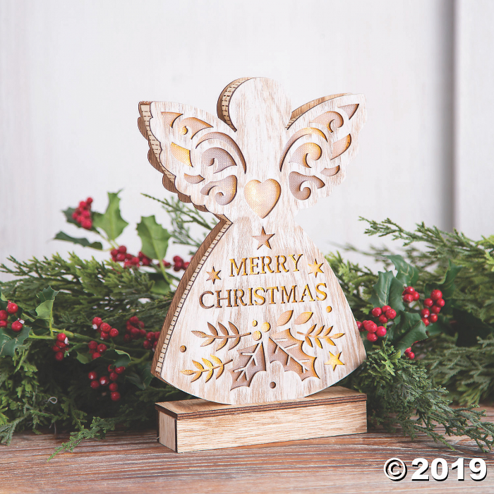 Light-Up Angel Tabletop Decoration (1 Piece(s))