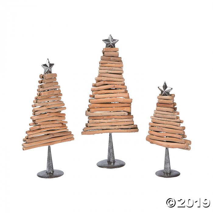 Holiday Handicraft Wood Tree Set (1 Set(s))