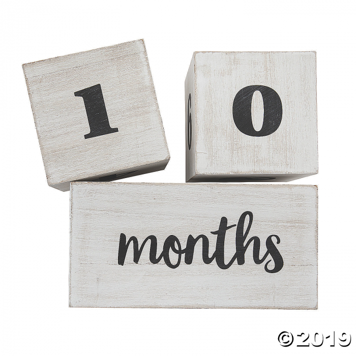 Baby Milestone Blocks (1 Set(s))