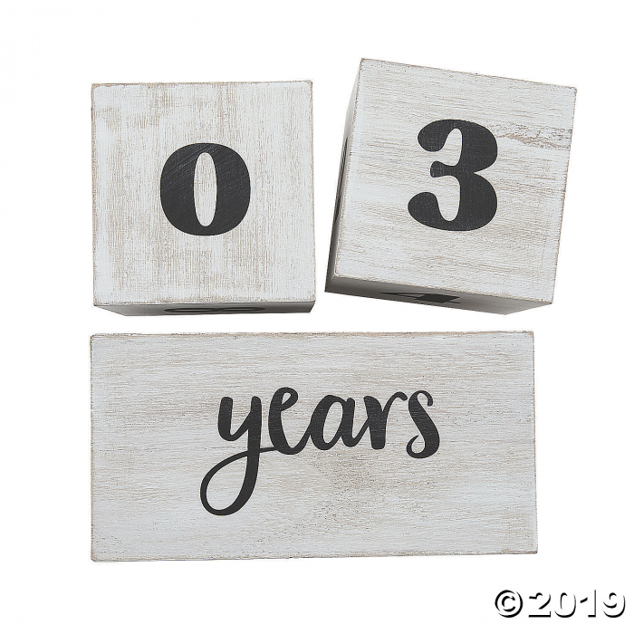 Baby Milestone Blocks (1 Set(s))