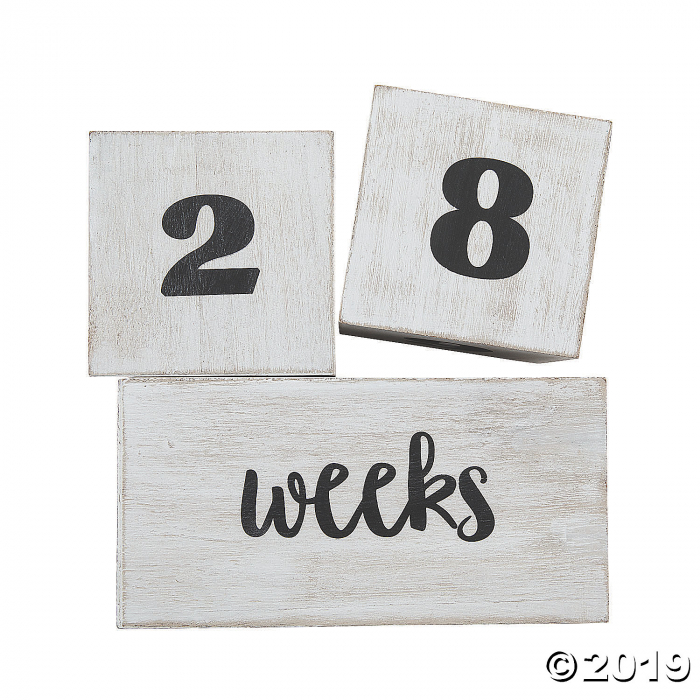 Baby Milestone Blocks (1 Set(s))
