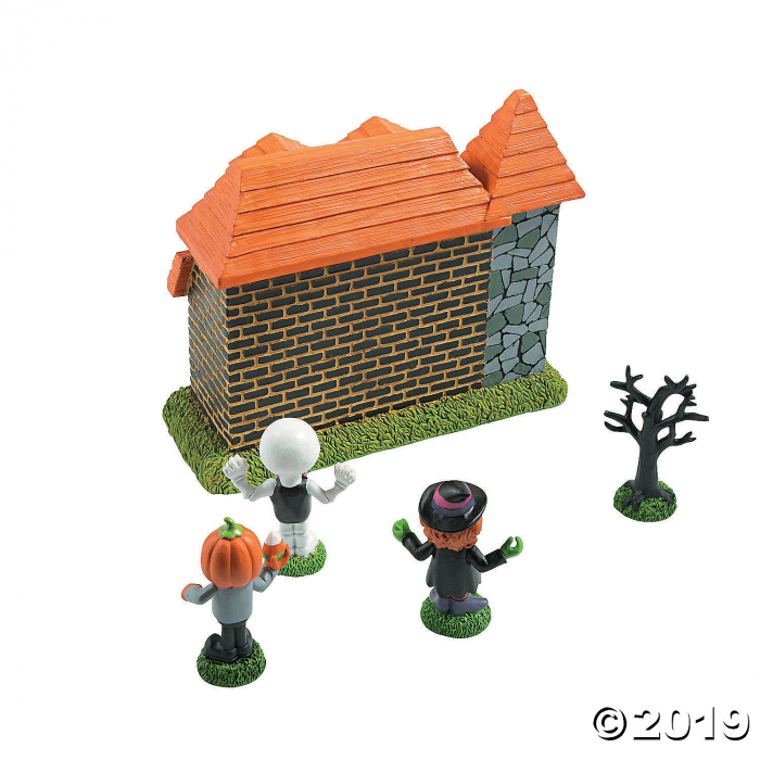 Tabletop Haunted House Scene Halloween Decoration (1 Set(s))