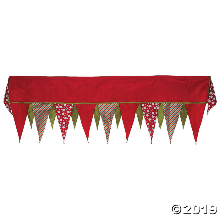 Whimsical Christmas Mantel Scarf (1 Piece(s))
