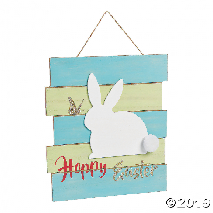 Hoppy Easter Door Sign (1 Piece(s)) Hoppy Easter Door Sign (1 Piece(s))