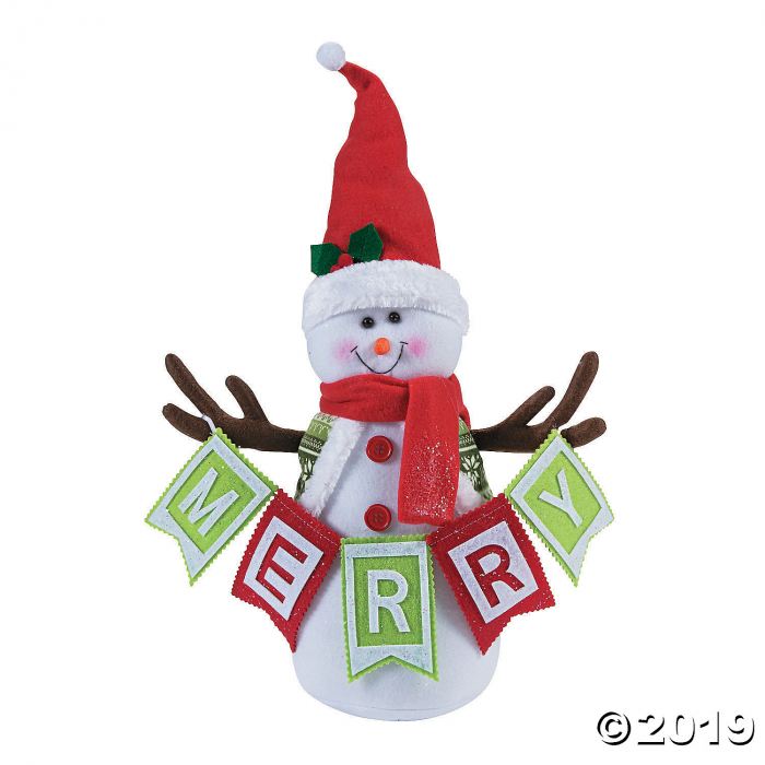 Whimsical Christmas Stuffed Snowman (1 Piece(s))