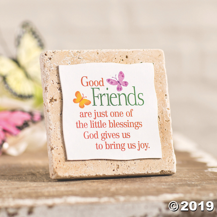 Good Friends Sentiment Tile (1 Piece(s))