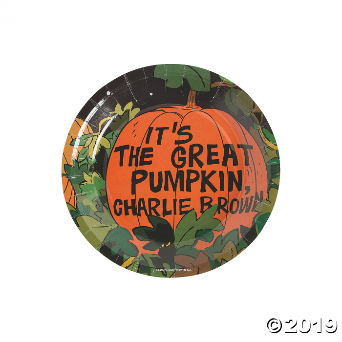 Peanuts® Halloween Paper Dessert Plates (8 Piece(s)) Peanuts® Halloween Paper Dessert Plates (8 Piece(s))