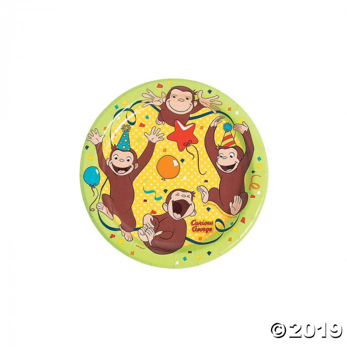 Curious George® Paper Dessert Plates (8 Piece(s))